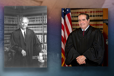 Remembering Supreme Court Justices William Brennan and Antonin Scalia